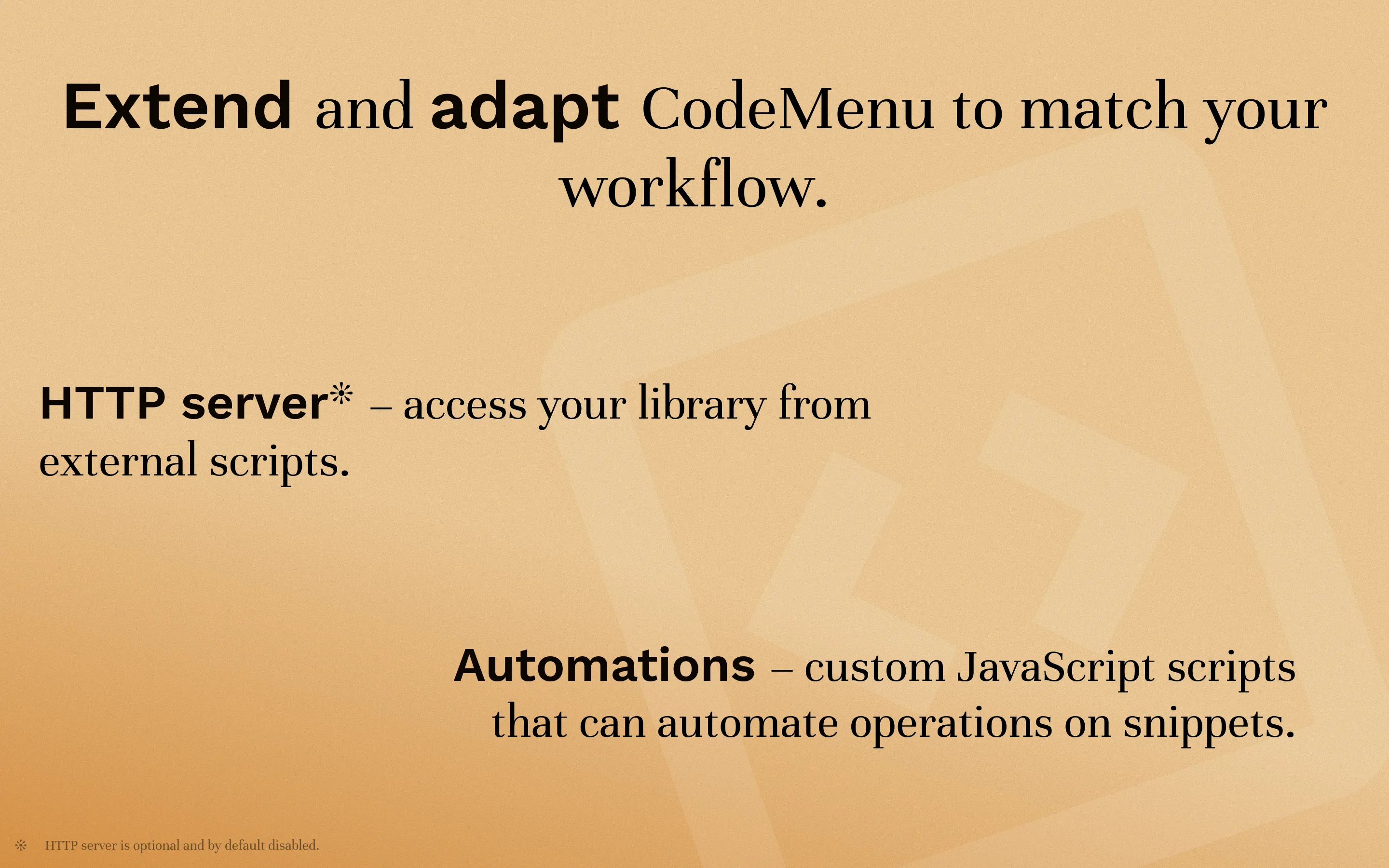 CodeMenu promo 6